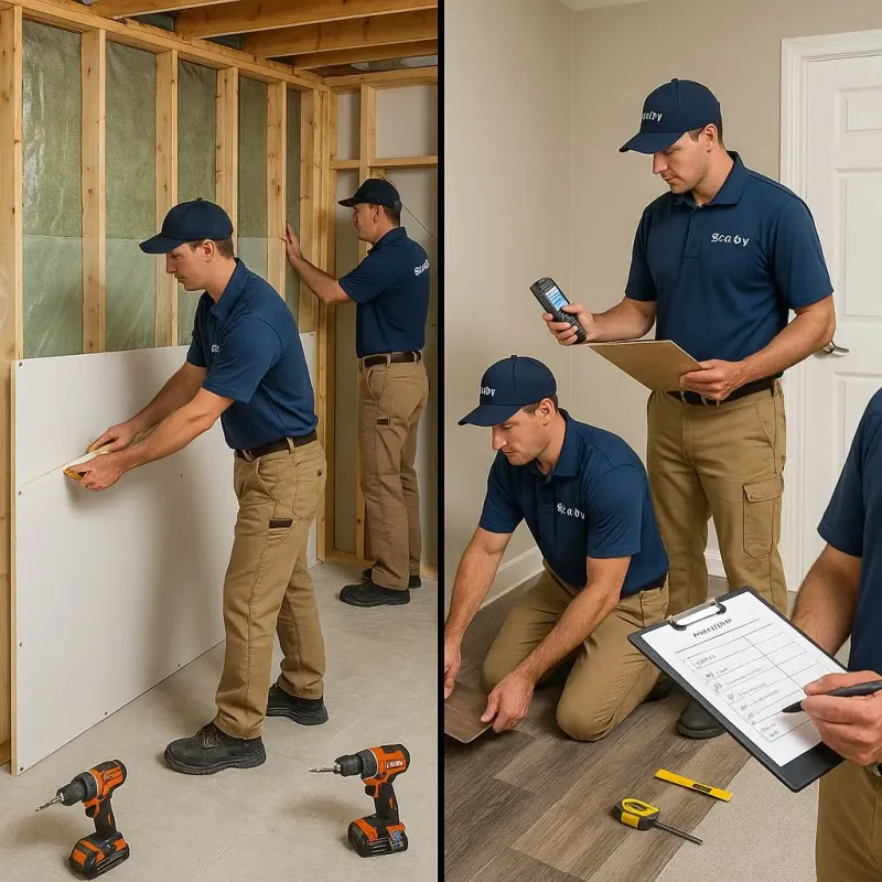 Repairs and Reconstruction process in Frederick County, VA